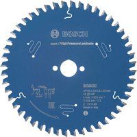 Bosch 2608644133 Circular Saw Blade Expert High Pressure Laminate, 165mm x 20mm x 2.6mm, Blue