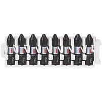 Bosch Impact Control Screwdriver Bit 8 x PH 2 NEW RANGE !!!! Phillips Head PH2