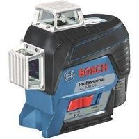 Bosch Professional 12V System Laser Level GLL 3-80 CG (1x battery 12V, green laser, w/app function, mount, working range: 30m, in L-BOXX)