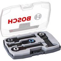 Bosch Professional 2608664132 4-Piece Best of Heavy Duty Plunge-Cutting Blade Set (for Wood & untempered Metal, Starlock Max, Accessories for Multi-Cutters)