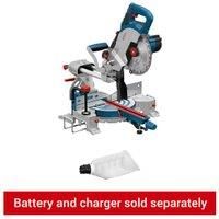 Bosch Professional 0601B41000 BITURBO Cordless Sliding Mitre GCM 18 V-216 (Saw Blade Diameter: 216 mm, Excluding Rechargeable Batteries and Charger, in Cardboard Box)