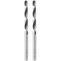 Bosch Professional 2608577161 2-Piece PointTeQ HSS Twist Bit (for Metal, 4 x 43 x 75 mm, Accessories for Drill Driver), Colour