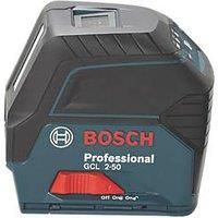 Bosch Professional Laser Level GCL 2-50 (red laser, interior, 3x AA battery, in carrying case)