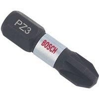 Bosch Impact Control Torsion Pozi Screwdriver Bits PZ3 25mm Pack of 2