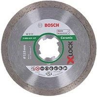 Bosch Professional 2608615137 Diamond Cutting Disc Standard (for Ceramic, X-LOCK, Diameter 115 mm, Bore Diameter: 22.23 mm)