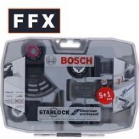 Bosch 2608664622 Electrician and Drywall Starlock Multi Tool 6pc Blade Set