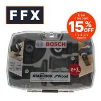 The Bosch 2608664623 Wood Starlock 7pc Accessory Set