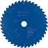 Bosch Professional Circular Saw Blade Expert (for Wood, 254 x 30 x 2.1 mm, 40 teeth; Accessories: Cordless Circular Saw)