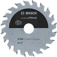 Bosch Standard Cordless Wood Cutting Circular Saw Blade 85mm 20T 15mm