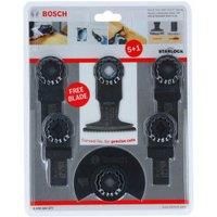 BOSCH 6 Piece 2608664677 Starlock Wood Metal Steel Multi-Tool Function Blade Set