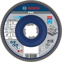 Bosch X-LOCK Grinder Flap Disc 125mm - 80G