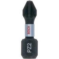 Bosch Impact Control Torsion Pozi Screwdriver Bits PZ2 25mm Pack of 25