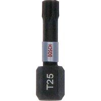 Bosch Tx25 25mm Impact Control Screwdriver Bits in TicTac Box 2607002806