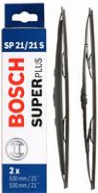 Bosch Wiper Blade Super Plus Spoiler SP21/21S, Length: 530mm/530mm £ set of front wiper blades