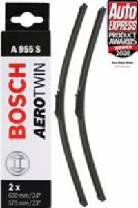 BMW 5 Series E60 E61 NEW Genuine BOSCH A955S Aerotwin Front Wiper Blades Set