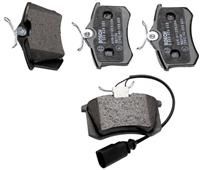 Bosch BP307 Brake Pads - Rear Axle - ECE-R90 Certified - 1 Set of 4 Pads