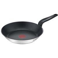 Tefal Primary Stainless Steel Frypan Non-Stick All Hob 24/28/30/28 wok/24 saute
