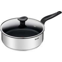 Tefal Primary Stainless Steel Frypan Non-Stick All Hob 24/28/30/28 wok/24 saute