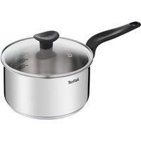 Tefal Primary Stainless Steel Induction E3082404 20Cm Saucepan With Glass Lid