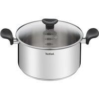 Tefal Primary E3084604 Cooking Pot 24 cm / 5 L with Lid, Premium Stainless Steel, Induction, Slower, Boil, Recipes