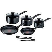 Tefal Induction G155S844 Non-Stick Cookware Set 8 Pieces-Black, saucepans, Aluminium