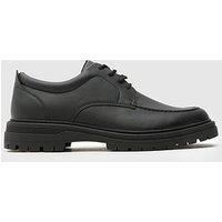 Schuh Reece Chunky Moccasin Lace Up Shoes - Black