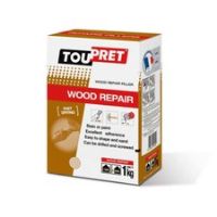 TOUPRET Wood Repair powder filler - fast-drying, screwable, paintable (REPBO)