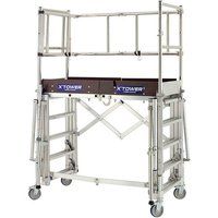 Tubesca X-Tower - Telescopic Scaffold Tower 4.8m Working Height