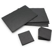 Placemats and Coasters Set Slate Board Dining Table Set
