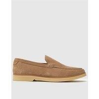 Schuh Riggs Suede Loafers - Light Brown