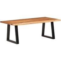 Coffee Table 110x55x40 cm Solid Wood Acacia