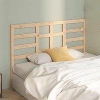 Bed Headboard 146x4x104 cm Solid Wood Pine