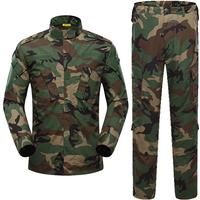 14 colors Newmulti-Color Camouflage Jacket+Pants Set Outdoor Hunting Real Person CS Jungle Combat