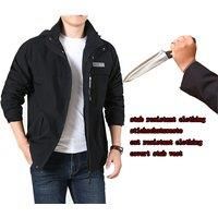 Self-Defense Anti-Cutting Stab-Resistant Men Jacket, Flexible Hacking Invisible Military Tactics