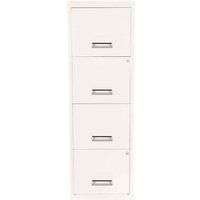 Pierre Henry A4 4 Drawer Maxi Filing Cabinet White  - New + Free 24h Delivery