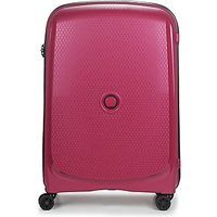 DELSEY Paris - Belmont Plus - Hard Suitcase - 4 Double Wheels - 70.5 x 47.5 x 31 cm - L - Raspberry