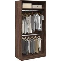 Wardrobe Brown Oak 100x50x200 cm Engineered Wood