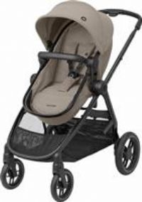 Maxi-Cosi Zelia Luxe 2-in-1 Pushchair, Reversible seat, One-Hand fold, Suitable from Birth Until Approx 4 Years, 0-22 kg, Twillic Truffle
