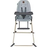 Maxi-Cosi Ava Baby Highchair with 3 Recline Positions, Ultra-Compact Fold, Lightweight, Portable High Chair with Carrying Handle, 100% Recycled Fabrics, 0-3 Years, 0-15 kg, Beyond Grey