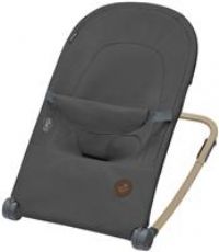 Maxi-Cosi Loa Baby Rocker, Ultra-Compact Fold, Lightweight Bouncer, Two Recline Positions, Portable Rocker with 100% Recycled Fabrics, 0 - Approx. 6 Months, 0-9 kg, Beyond Graphite