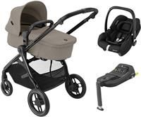 Maxi-Cosi Zelia Luxe Cabriofix I-Size & Base Travel System - Twillic Truffle