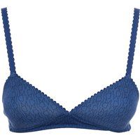 DIM Girl/'s Padded Underwire Printed Touch x1 Bra, Blue, 30B