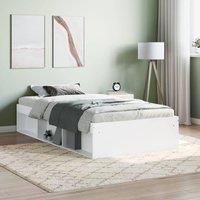 Bed Frame White 100x200 cm