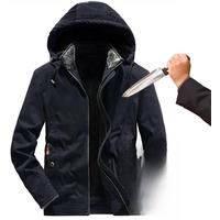 Winter Plush Self-Defense Stab Proof Machete Resistant Jacket Flexible Hidden Cut Resistant Policy