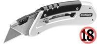 Stanley Quickslide Pocket Knife All-metal with Belt Clip Ref 0-10-810