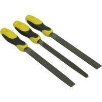Stanley 022464 File Set includes 1/2 Round/ Flat/ 3 Square (3 Pieces)