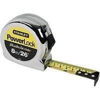 STANLEY Powerlock Tape with Blade Armor, 8m/26ft