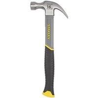 STANLEY STHT0-51309 16oz Fiberglass Curved Claw Hammer, 450g