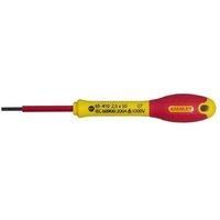 Stanley 0-65-410 Fat Max Screwdriver Insulated Slotted 2.5X50Mm-Red And Yellow