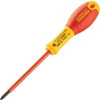 Stanley 0-65-418 Fat Max Screwdriver Insulated Pz Pz1X100Mm-Red And Yellow